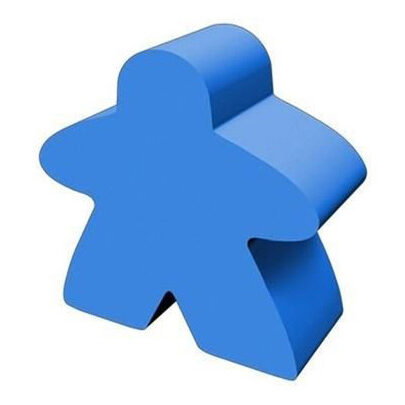Meeple bleu